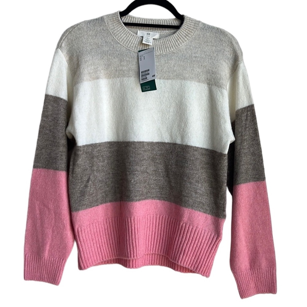 H&M Women's Colorblock Sweater - NWT XS fits like small